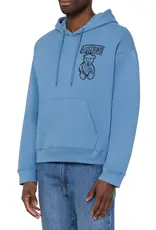 Moschino Heren Relaxed teddy Bear Hoodie met capuchon, blauw