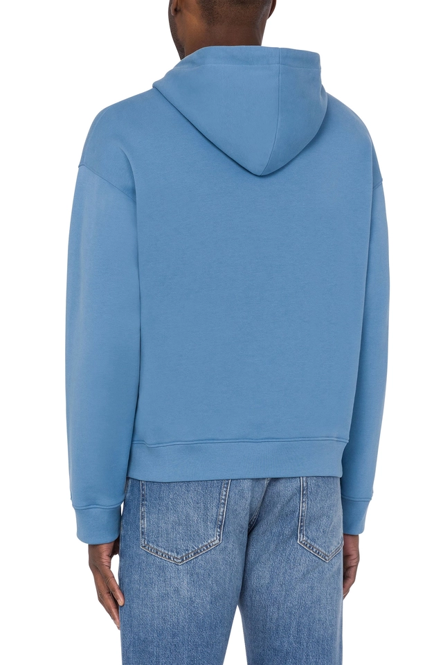 Moschino Heren Relaxed teddy Bear Hoodie met capuchon, blauw