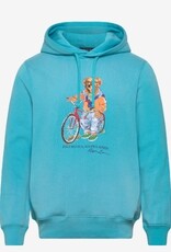 Polo Ralph Lauren Heren Fleece Beer Hoodie, lichtblauw