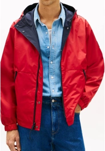 Tommy Hilfiger  Heren Omkeerbare jas, blauw