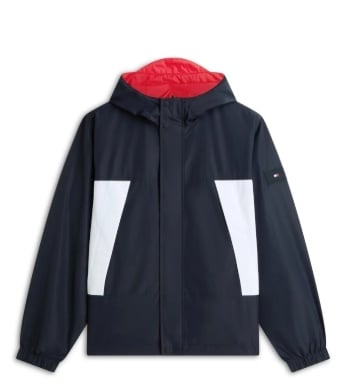 Tommy Hilfiger  Heren Omkeerbare jas, blauw