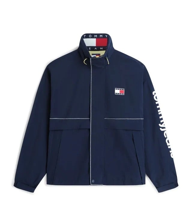 Tommy Hilfiger Heren Nautische Vibe jas, blauw