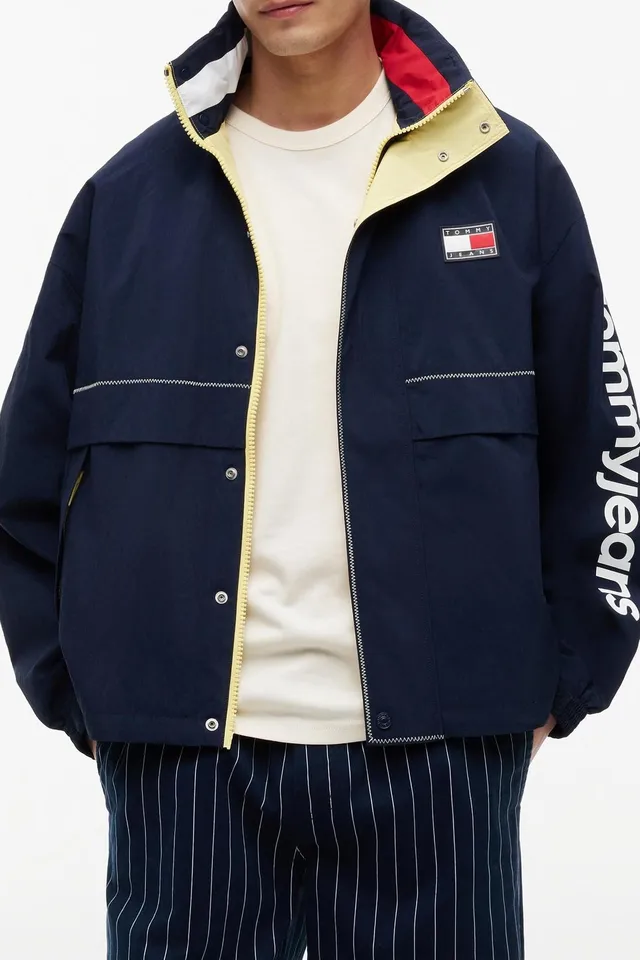 Tommy Hilfiger Heren Nautische Vibe jas, blauw