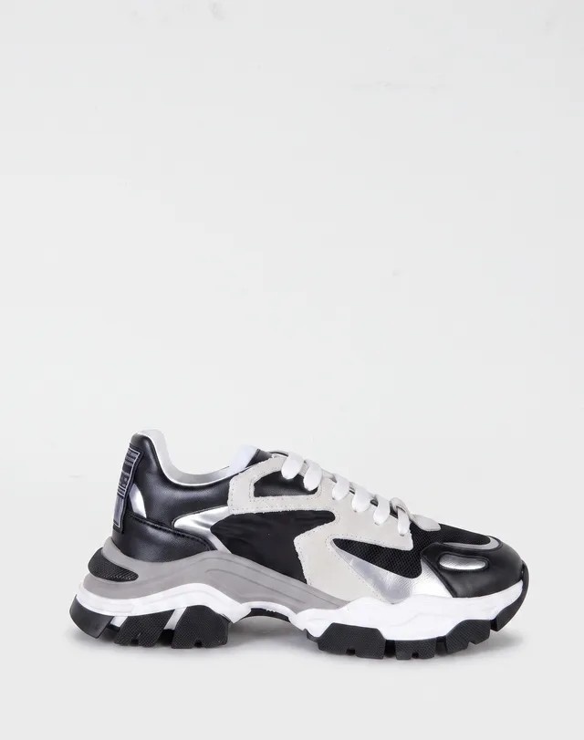Moschino  Dames Bubble Teddy Sneakers, Zwart