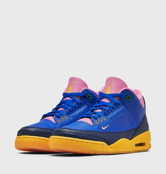 Nike Air  Jordan 3 Retro Brazil Sneakers, blauw