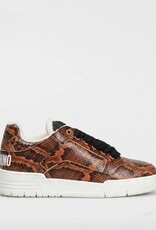 Moschino Dames Leren Sneakers, bruin