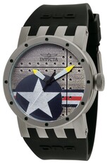 Invicta I-Force Roestvrij staal  Heren Horloge, zwart