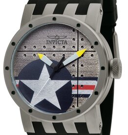 Invicta I-Force Roestvrij staal Horloge, zwart