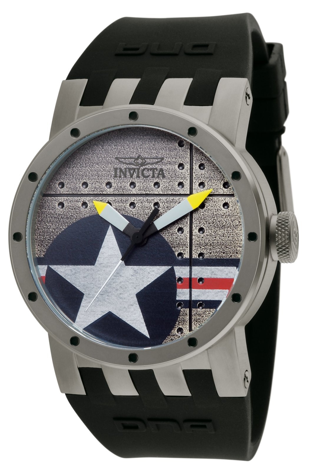 Invicta I-Force Roestvrij staal  Heren Horloge, zwart