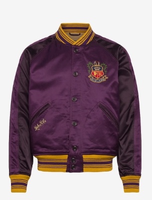 Polo Ralph Lauren  Heren Baseball BomberJacket, paars