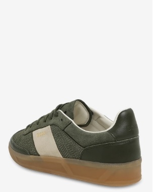 BOSS Dames  CHUNKY Lage Sneakers, donkergroen