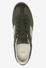 BOSS Dames  CHUNKY Lage Sneakers, donkergroen