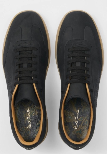 Paul Smith Heren Leather Sneakers, zwart