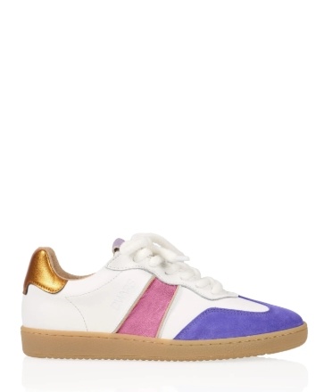 DWRS label CHUNKY Dames Lage Sneakers, wit