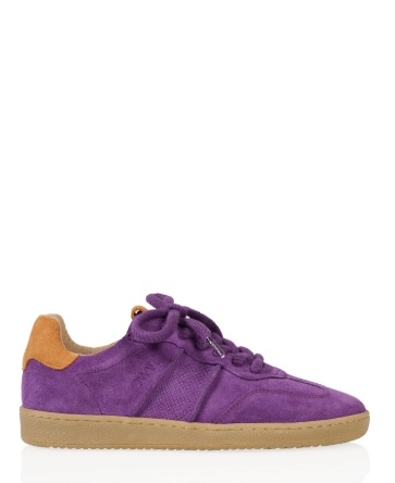 DWRS label CHUNKY Dames Lage Sneakers, paars