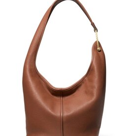 Michael Kors leren schoudertas, bruin