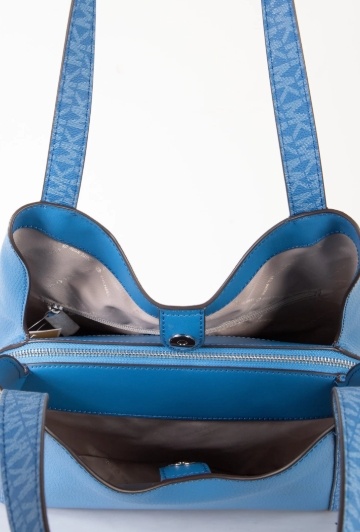 Michael Kors Dames Lare Schoudertas, lichtblauw