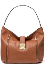 Michael Kors Dames Leer Shoulder Tas, bruin