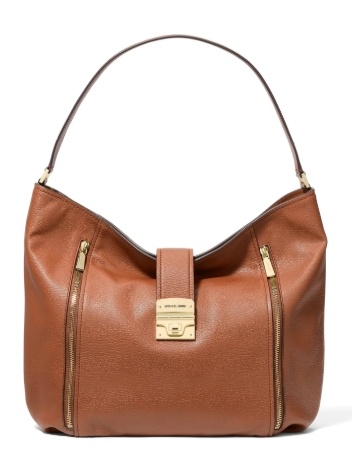 Michael Kors Dames Leer Shoulder Tas, bruin