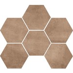 Marazzi Clays 18,2X21 Mm5q Earth Hexagon, afname per doos van 0,46 m²