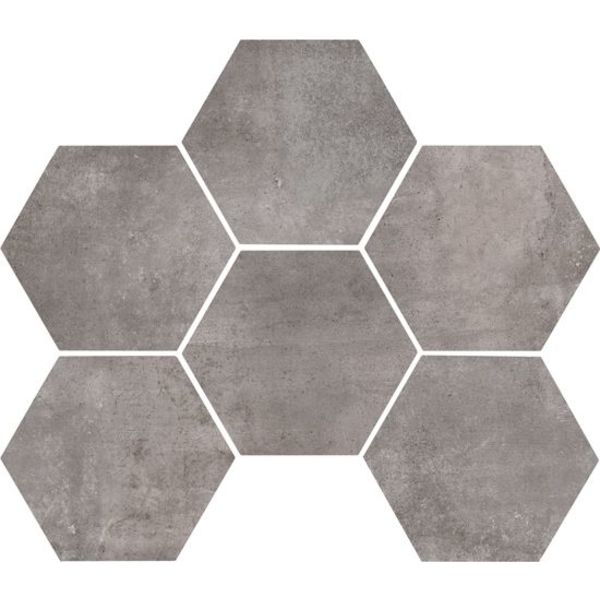 Marazzi Clays 18,2X21 Mm5p Lava Hexagon, afname per doos van 0,46 m²