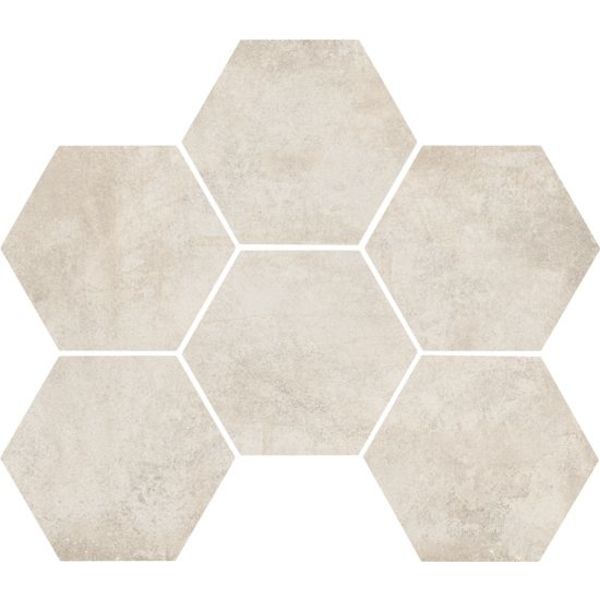 Marazzi Clays 18,2X21 Mm5n Cotton Hexagon, afname per doos van 0,46 m²