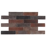 Marazzi Terramix 7X28 Mmkw Nero Brick, afname per doos van 0,98 m²