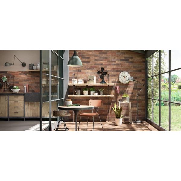 Marazzi Terramix 7X28 Mmkx Marrone Brick, afname per doos van 0,98 m²