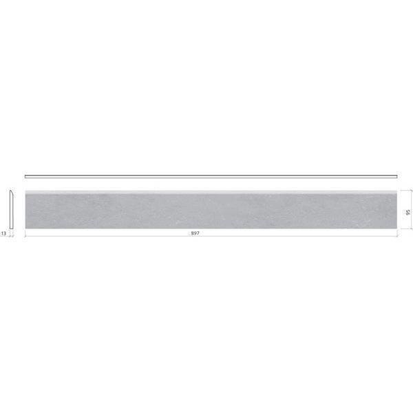 Mosa Core Collection Terra Plint 9,5X90 211Bp Avalon Beige, afname Per Stuk