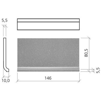 Mosa. Tegels. Scenes 7,5X15 6174Dp Warm Grey Per Stuk