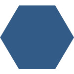 Winckelmans Hexagon 10 cm Bleu Nuit (BEN), 9 mm dik, afname per doos van 0,42 m²