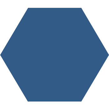 Winckelmans Hexagon 10 cm Bleu Nuit (BEN), 9 mm dik a 0,42 m²