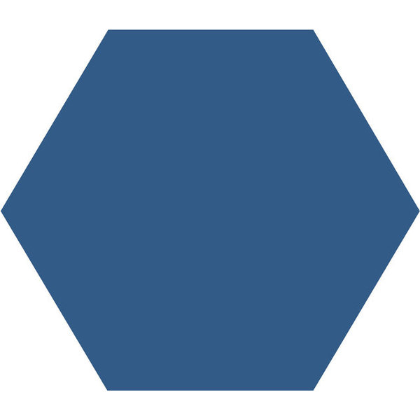 Winckelmans Hexagon 10 cm Bleu Nuit (BEN), 9 mm dik, afname per doos van 0,42 m²