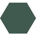 Winckelmans Hexagon 10 cm Vert Fonce (VEF), 9 mm dik, afname per doos van 0,42 m²