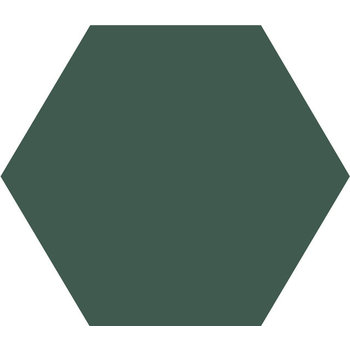 Winckelmans Hexagon 10 cm Vert Fonce (VEF), 9 mm dik a 0,42 m²