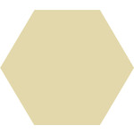 Winckelmans Hexagon 10 cm Vanille (VAN), 9 mm dik, afname per doos van 0,42 m²