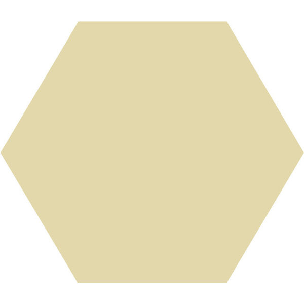 Winckelmans Hexagon 10 cm Vanille (VAN), 9 mm dik, afname per doos van 0,42 m²