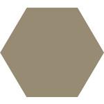 Winckelmans Hexagon 10 cm Taupe (TAU), 9 mm dik, afname per doos van 0,42 m²