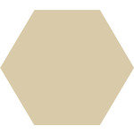 Winckelmans Hexagon 10 cm Ivoire (IVO), 9 mm dik, afname per doos van 0,42 m²