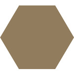 Winckelmans Hexagon 10 cm Cafe (CAF), 9 mm dik, afname per doos van 0,42 m²