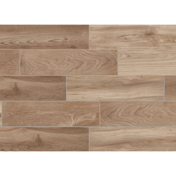 Ermes Aurelia Xyla Noce 20,2x80,2 cm niet gerectificeerd, afname per doos van 1,3 m²