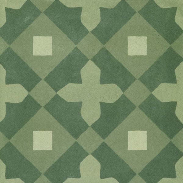 Marazzi D_Segni 20x20 Blend decor mix M608 Verde, afname per doos van 0,96 m²