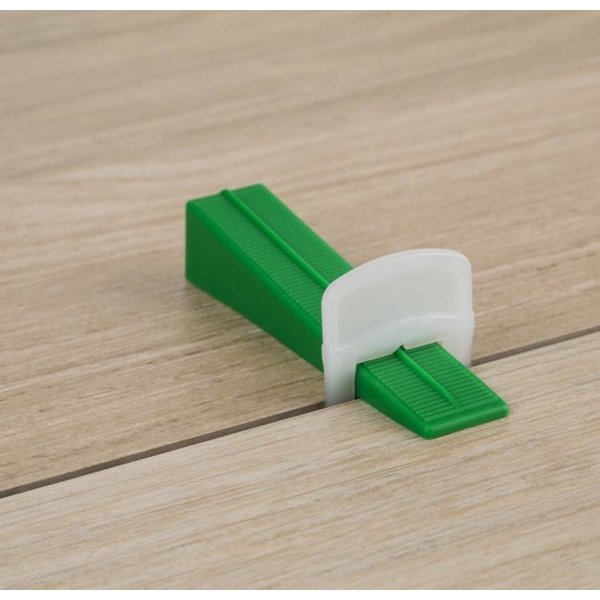 Profilpas levelling clips breed, 3-12 mm hoog, zak a 250 stuks