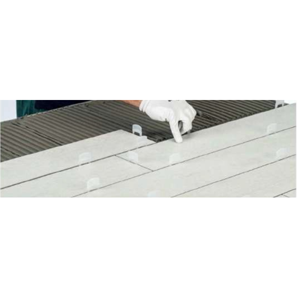 Profilpas levelling clips breed, 3-12 mm hoog, zak a 250 stuks