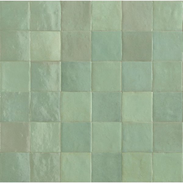 Marazzi Zellige 10x10 M5P4 Turchese Lux, afname per doos van 0,54 m²