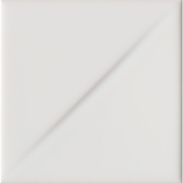 Mosa Kho Liang Le Collection 10X10 16902 Diagonaal Wit Glans, afname per doos van 0,5 m²