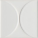 Mosa Kho Liang Le Collection 10X10 16904 Diabolo Wit Glans, afname per doos van 0,5 m²