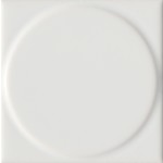 Mosa Kho Liang Le Collection 10X10 16905 Zon Accent Wit Glans, afname per doos van 0,44 m²