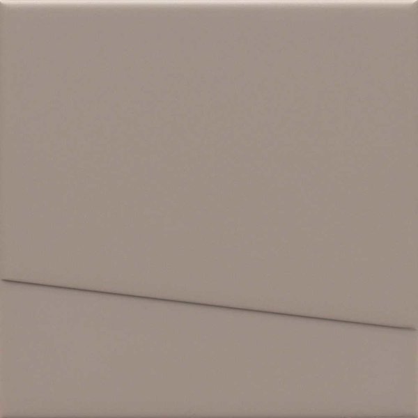 Mosa Murals Lines 15X15 36020 Midden Warm 4 Grey Mat, afname per doos van 0,65 m²