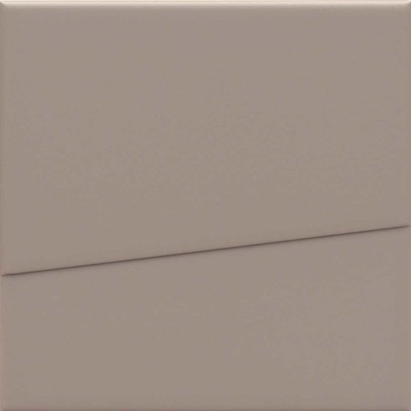 Mosa Murals Lines 15X15 36020 Midden Warm 4 Grey Mat, afname per doos van 0,65 m²